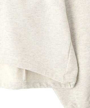 earth music&ecology 【裏毛】アソートロゴウラケドロストプルオーバー Oatmeal