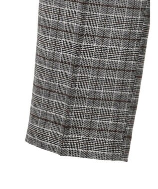 AMERICAN HOLIC ツイードタックワイドパンツ Glen Check