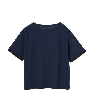 CRAFT STANDARD BOUTIQUE 【ＵＶカット】布帛切り替えプルオーバー Navy