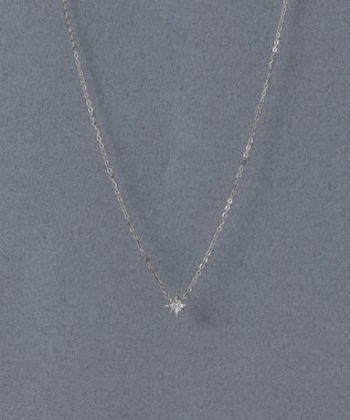  〈金属アレルギー対応〉ルミエールスターライトネックレス/シルバー 星モチーフ