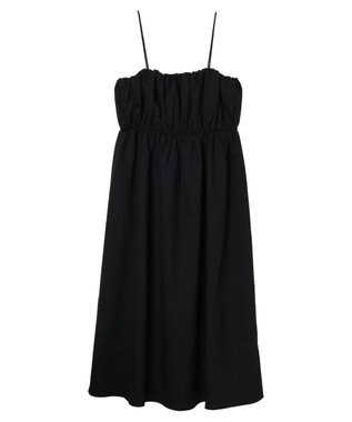 Green Parks ・ＥＬＥＮＣＡＲＥ　ＤＵＥ　ギャザーキャミワンピース Black