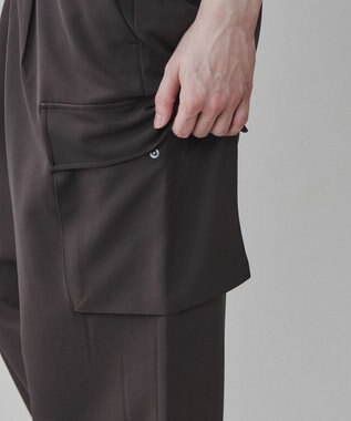 WEGO トロミ　ルーズカーゴスラックス ブラウン