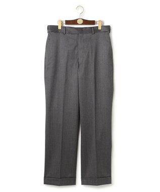J.PRESS MEN 【J.PRESS ORIGINALS】Wool Satin Stretch New Piped Stem Slacks / Japan Made グレー系