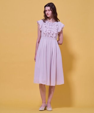 TOCCA CHIFFON WHISPER ドレス ピンク系