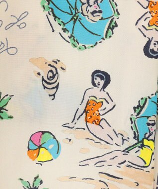 GRACE CONTINENTAL リゾートプリントシャツ キナリ