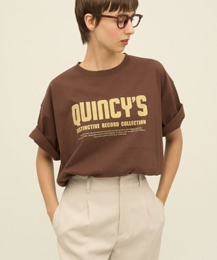 AMERICAN HOLIC CityプリントTシャツ Brown