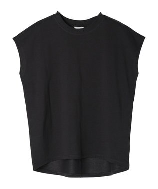 AMERICAN HOLIC 接触冷感フレンチスリーブカットプルオーバー Charcoal Gray