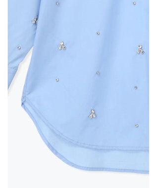 Te chichi ビジューデザインシャツ《2025winter catalog item》 サックスブルー