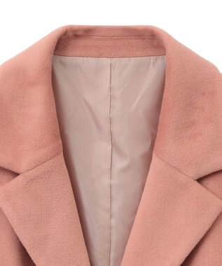 earth music&ecology オーバーテーラードジャケット　シャギー Pink