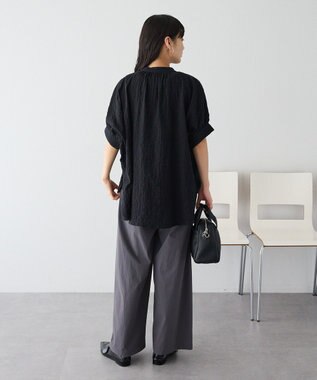 CRAFT STANDARD BOUTIQUE ナチュラルワッシャーブラウス【WEB限定カラー有り】 Black