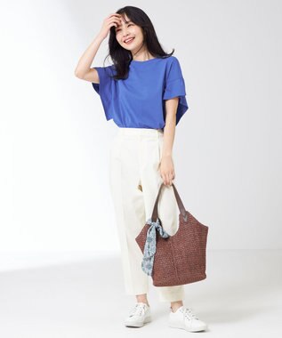 ANY SIS 【UVケア・接触冷感】冷感 Tシャツ ブルー