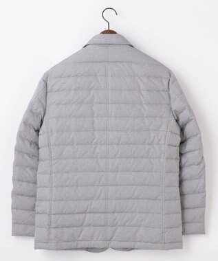 JOSEPH ABBOUD 【軽量/防風/形状記憶】インターレース ダウン ジャケット ライトグレー系
