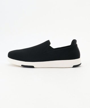 steppi 【撥水/抗菌防臭】多機能ニットシューズ（メンズ向け） ブラック×ホワイト