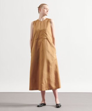 JOSEPH ビッグストライプ　ドレス Beige