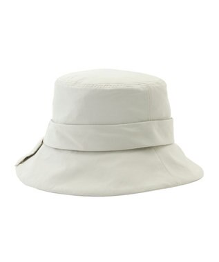 MOONBAT 【遮光100％・遮熱】FURLA(フルラ)リボン巻きダウン ハット 帽子 ロゴチャーム サイズ調整 撥水性 ミントグリーン