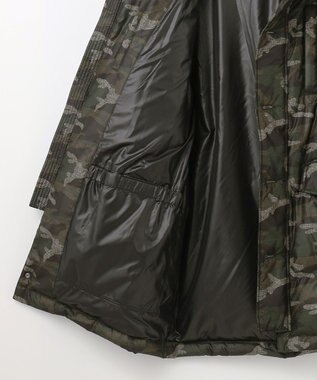 JOSEPH ABBOUD MOUNTAIN 【ECOファー/撥水/9ポケット】カモフラージュ ダウン コート カーキ系6