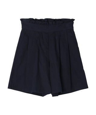 earth music&ecology フリルキュロットパンツ Navy