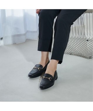 MODE ET JACOMO <carino>レザービットローファー