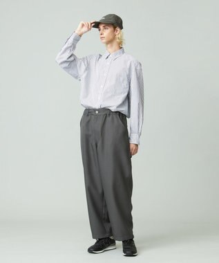 J.PRESS YORK STREET 【UNISEX】タイプライターストライプ シャツ ホワイト系1