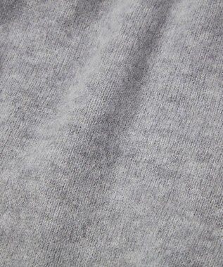 TOQUE 〈大草直子さんアドバイザー〉ベビーアルパカ×ウール縮絨ニットカーディガン グレー