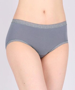 WACOAL 【ディアヒップ】 ショーツ はきこみ丈ふつう 綿混(身生地) ヒップを包みこむフィット感 やさしいはきごこち PPA111 /ワコール グレー