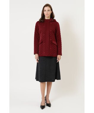 DAKS 2WAYキルトジャケット ボルドー