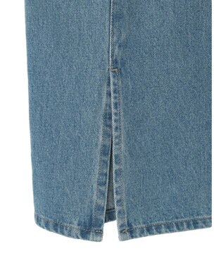 Green Parks ・ＥＬＥＮＣＡＲＥ　ＤＵＥ　バックスリットデニムパンツ Light Indigo