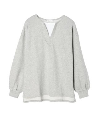 CRAFT STANDARD BOUTIQUE 　裏毛レイヤード風プルオーバー