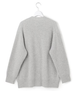 23区 S 【洗える】カシミヤブレンド ニット カーディガン ライトグレー系
