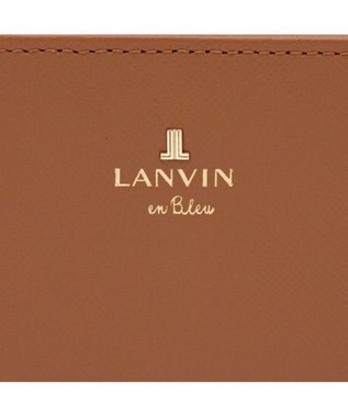 LANVIN en Bleu リュクサンブールカラー 二つ折りLファスナー財布 ブラウン
