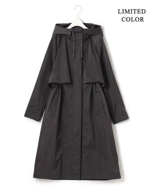 ICB メモリーツイル フーデットコート チャコール系［WEB限定］