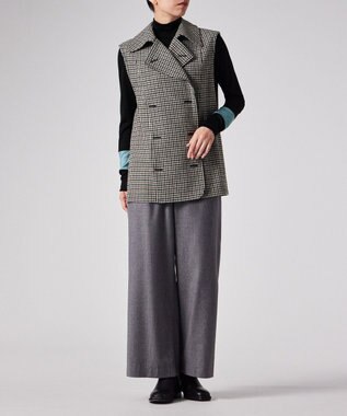 Paul Smith ヘリンボーン トレンチコート ブラック