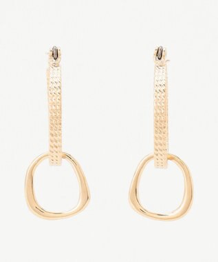 ICB チェーンフープピアス