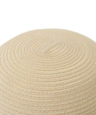Maison de FLEUR リボンスリットパイピングハット Beige