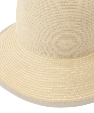 Maison de FLEUR リボンスリットパイピングハット Beige