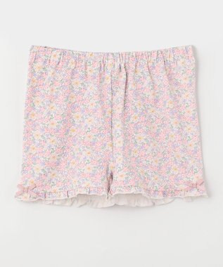 ANY KIDS 1分丈スパッツ ピンク系花柄