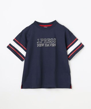 J.PRESS KIDS 【140-170cm】ビックシルエット ロゴＴシャツ ネイビー系