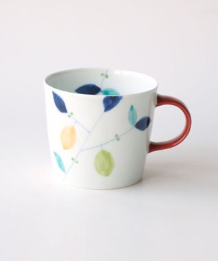 たち吉 【たち吉】彩レモン マグ（赤）〈1個〉 有田焼