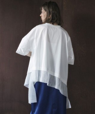 YECCA VECCA 裾アシメデザインプルオーバー White