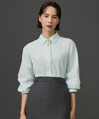 自由区 S エッセンシャルブロードベーシック シャツブラウス
