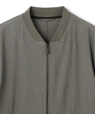 JOSEPH HOMME ＜新色追加＞新素材【通気性/ストレッチ】トリコサッカーストレッチ 　ジップアップブルゾン 【追加カラー】グレー系