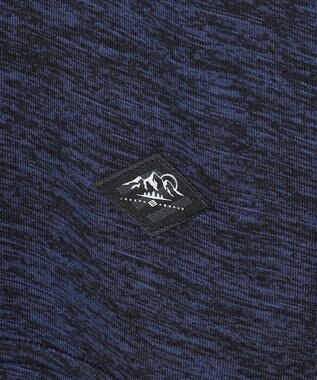 JOSEPH ABBOUD MOUNTAIN 【ゆったり】ランダムスラブリップ アウトドア Tシャツ ネイビー系