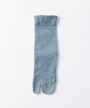 TRICOTE ベロアラメタビソックス 31L.BLUE