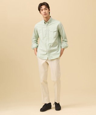 J.PRESS MEN 【IVY SHIRTS / 8色展開】オックスフォードオーバル シャツ /B.D. グリーン系
