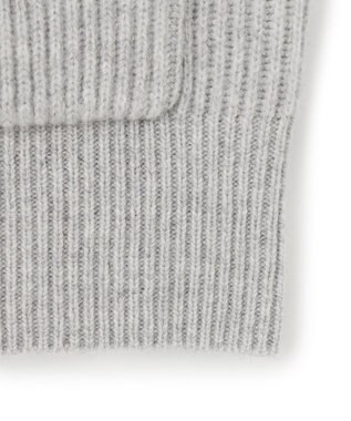 23区 【洗える】カシミヤブレンド ニット カーディガン ライトグレー系