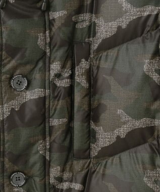 JOSEPH ABBOUD MOUNTAIN 【ECOファー/撥水/9ポケット】カモフラージュ ダウン コート カーキ系6