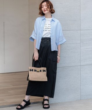 23区 スエードスポーツ サンダル ブラック系