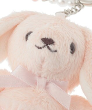 Maison de FLEUR たれ耳ラビットチャーム Pink