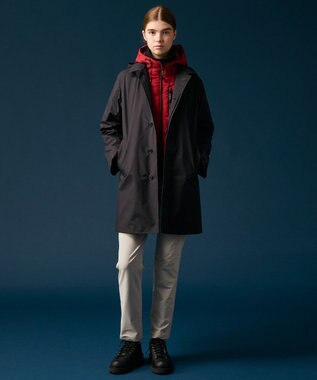 JOSEPH ABBOUD MOUNTAIN 【軽量/防風/透湿防水素材/JAPANファブリック】7Dライトフライ3レイヤーマウンテンシェル コート ブラック系