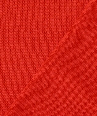 23区 【先行予約】ピュアリネン スキッパー ポロニット レッド系